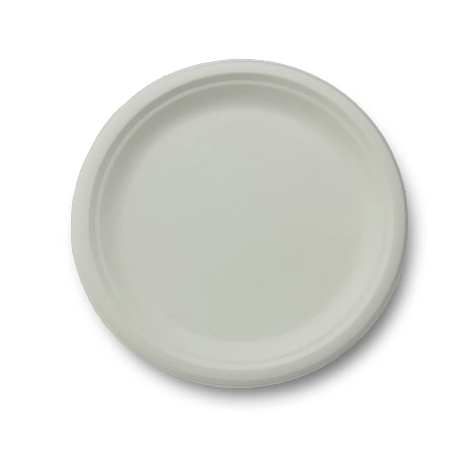 10-Inch No Added PFAS Plant Fiber Plate. 500-Count Case