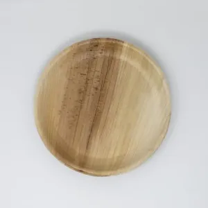10-inch Round Palm Leaf Plate. 200 Count