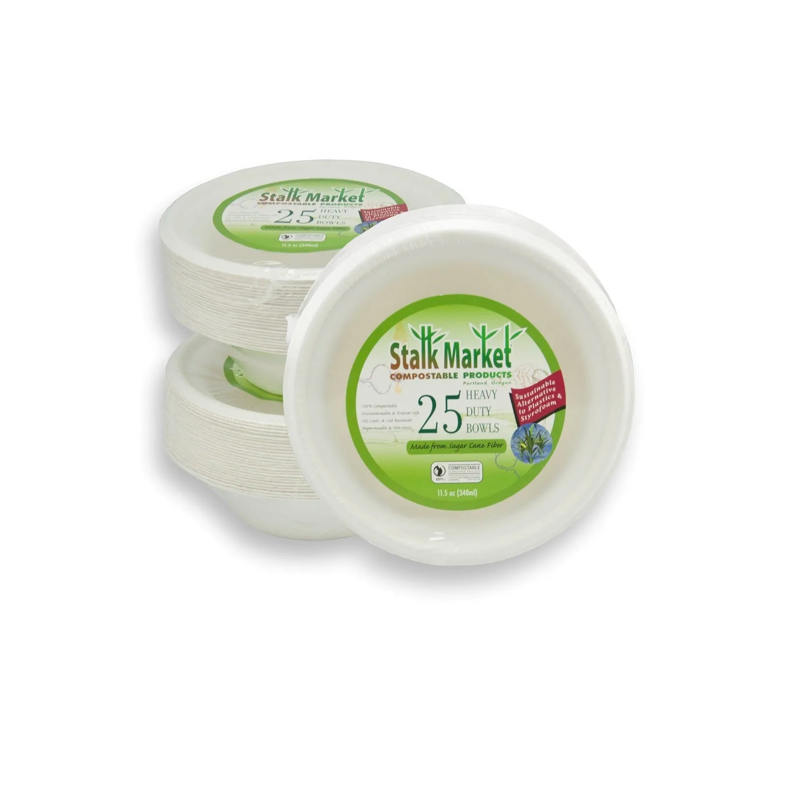 11.5 Oz Fiber Bowl Retail Packs. 300 Count (12/25)