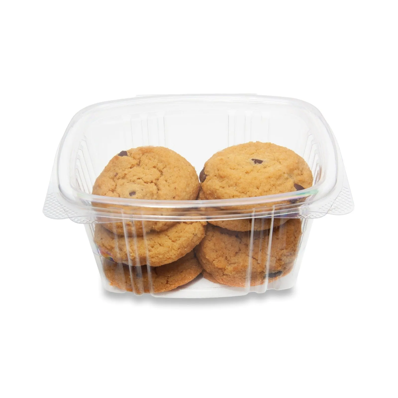 16-Ounce Clear PLA Hinged Rectangular Deli Container.300-Count Case