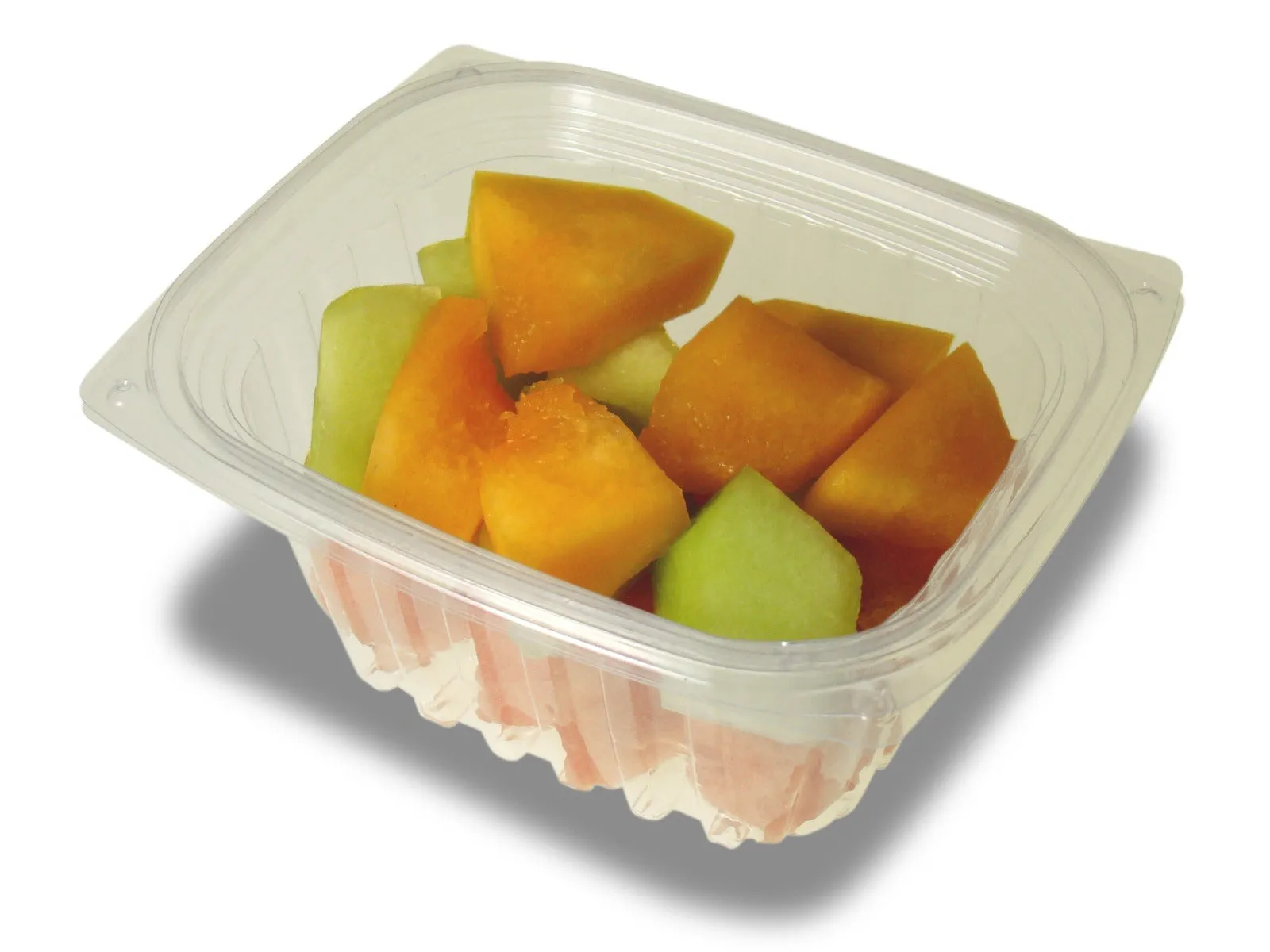 16-Ounce Clear PLA Hinged Rectangular Deli Container.300-Count Case