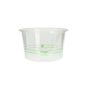 16-Ounce Clear PLA Round Deli Container.600-Count Case