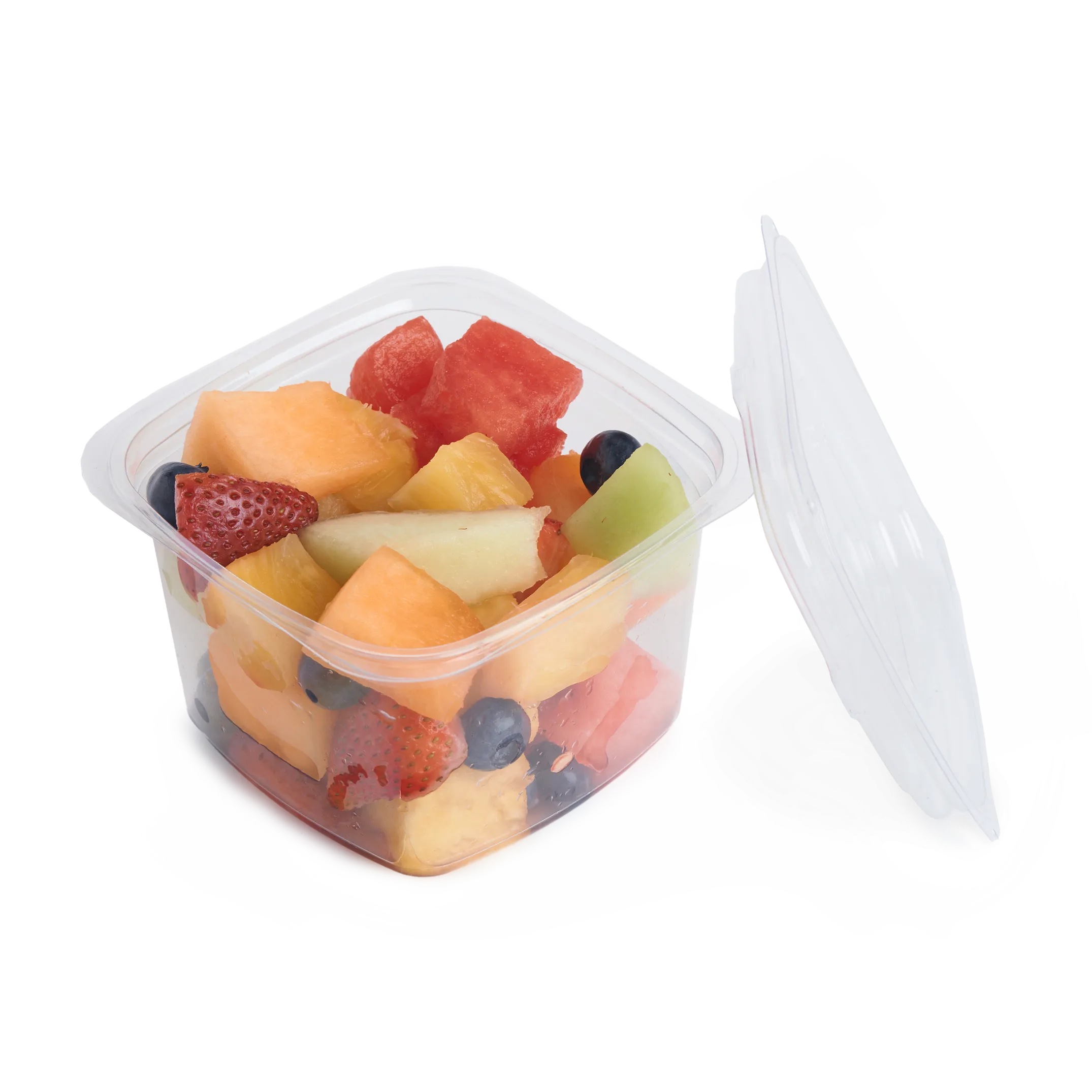 16 oz. Deli Container. Crystal Clear. PLA. 675/Case