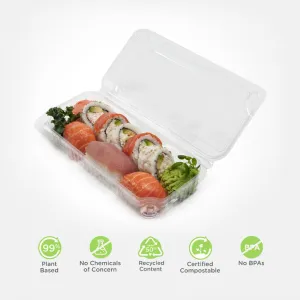 16 oz. Lowrider Center Seal Multi-purpose Package. Crystal Clear. PLA. 300/Case