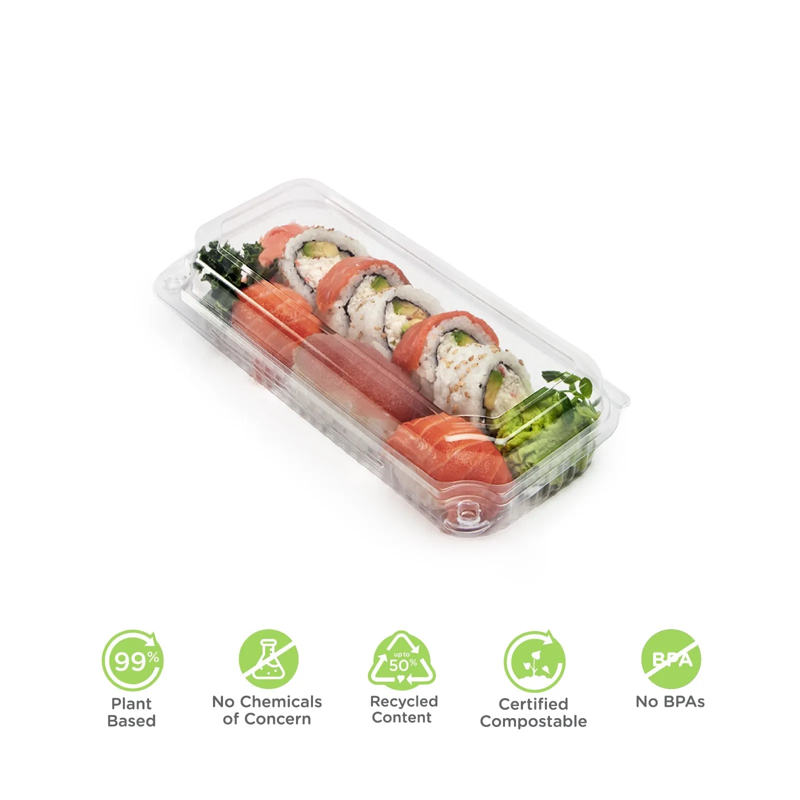 16 oz. Lowrider Center Seal Multi-purpose Package. Crystal Clear. PLA. 300/Case