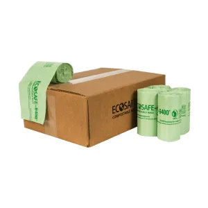 18.25x25 COMPOSTABLE BIN LINER. 0.6 MIL