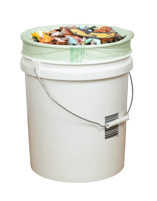 18.25x25 COMPOSTABLE BIN LINER. 0.6 MIL