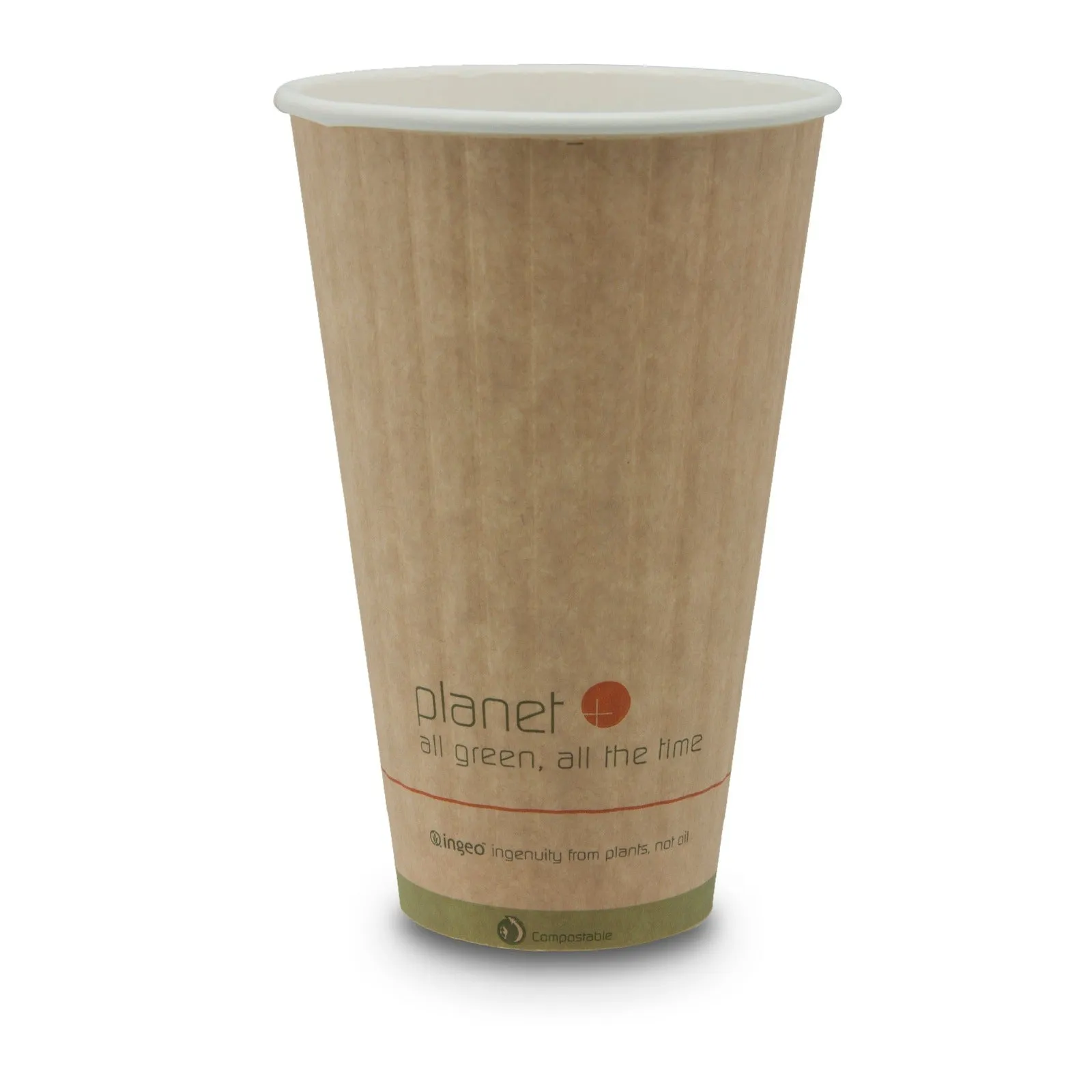 20-Ounce PLA Laminated Double Wall Insulated Hot Cup. 600-Count Case