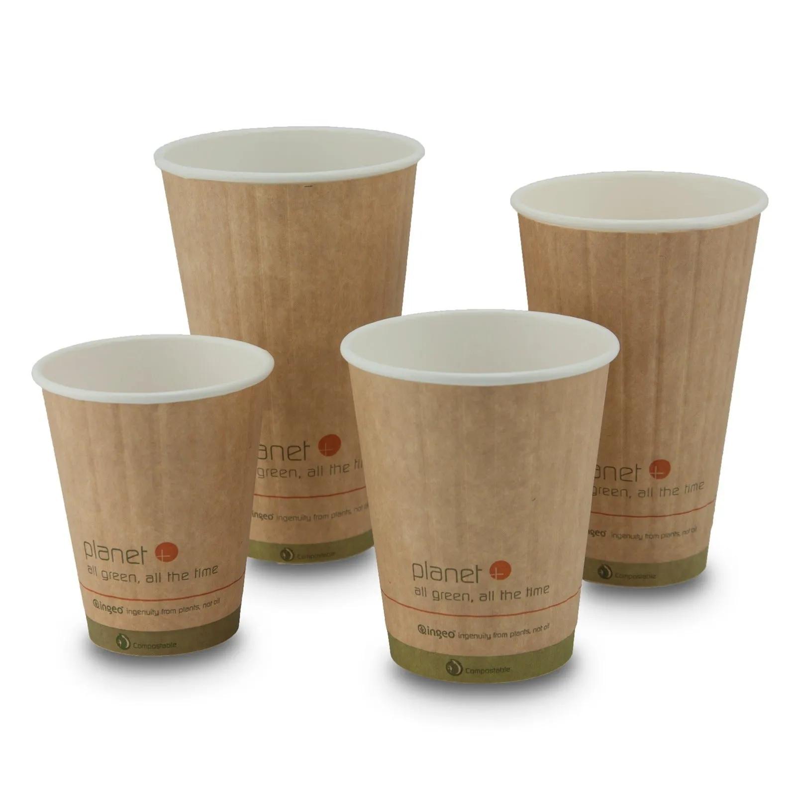 20-Ounce PLA Laminated Double Wall Insulated Hot Cup. 600-Count Case
