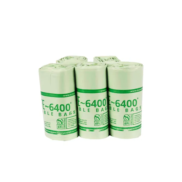 20x22 COMPOSTABLE BIN LINER. 0.6 MIL