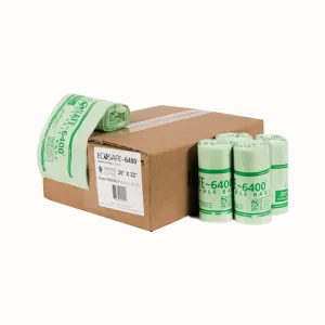 20x22 COMPOSTABLE BIN LINER. 0.6 MIL