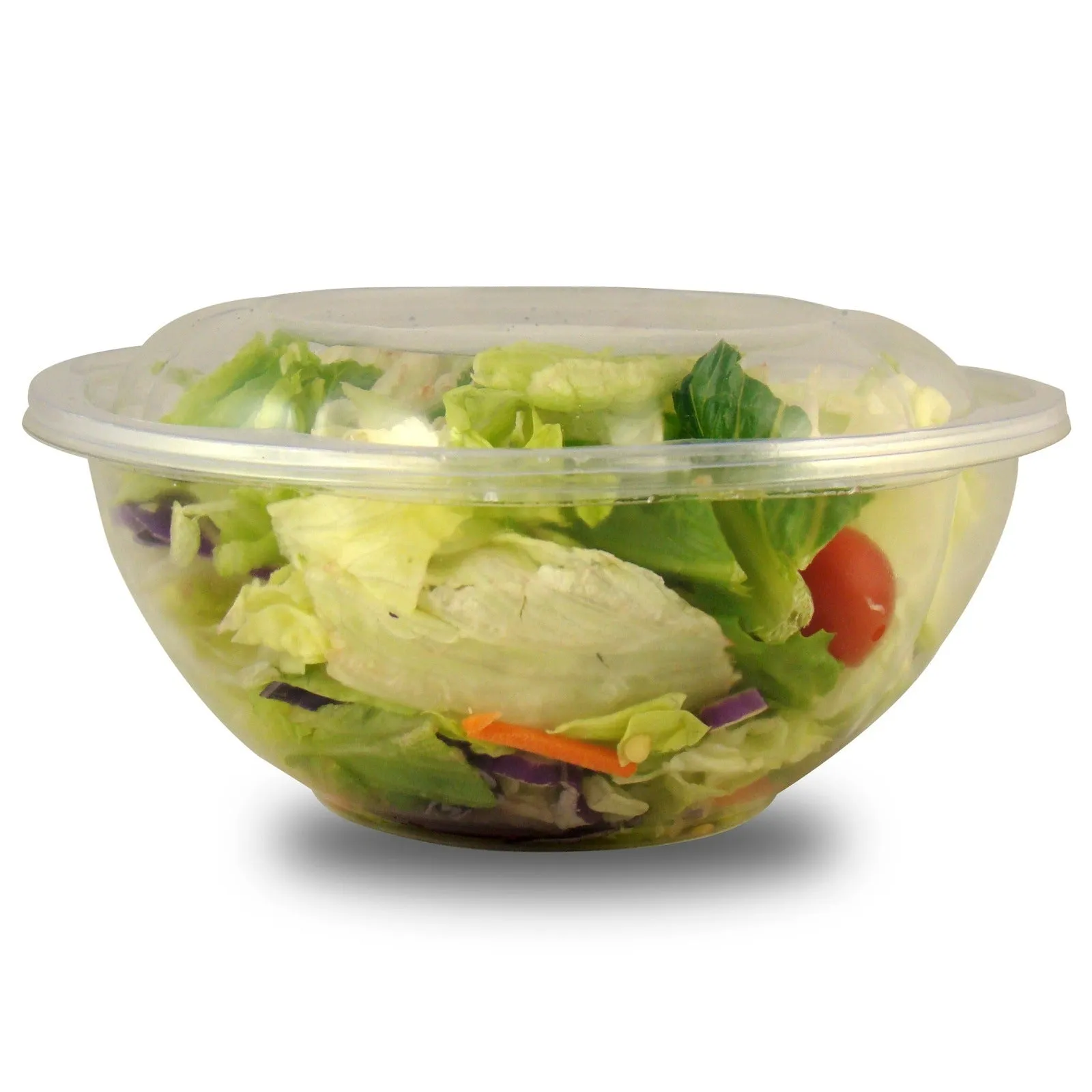 24-Ounce Clear PLA Salad Bowl. 300-Count Case