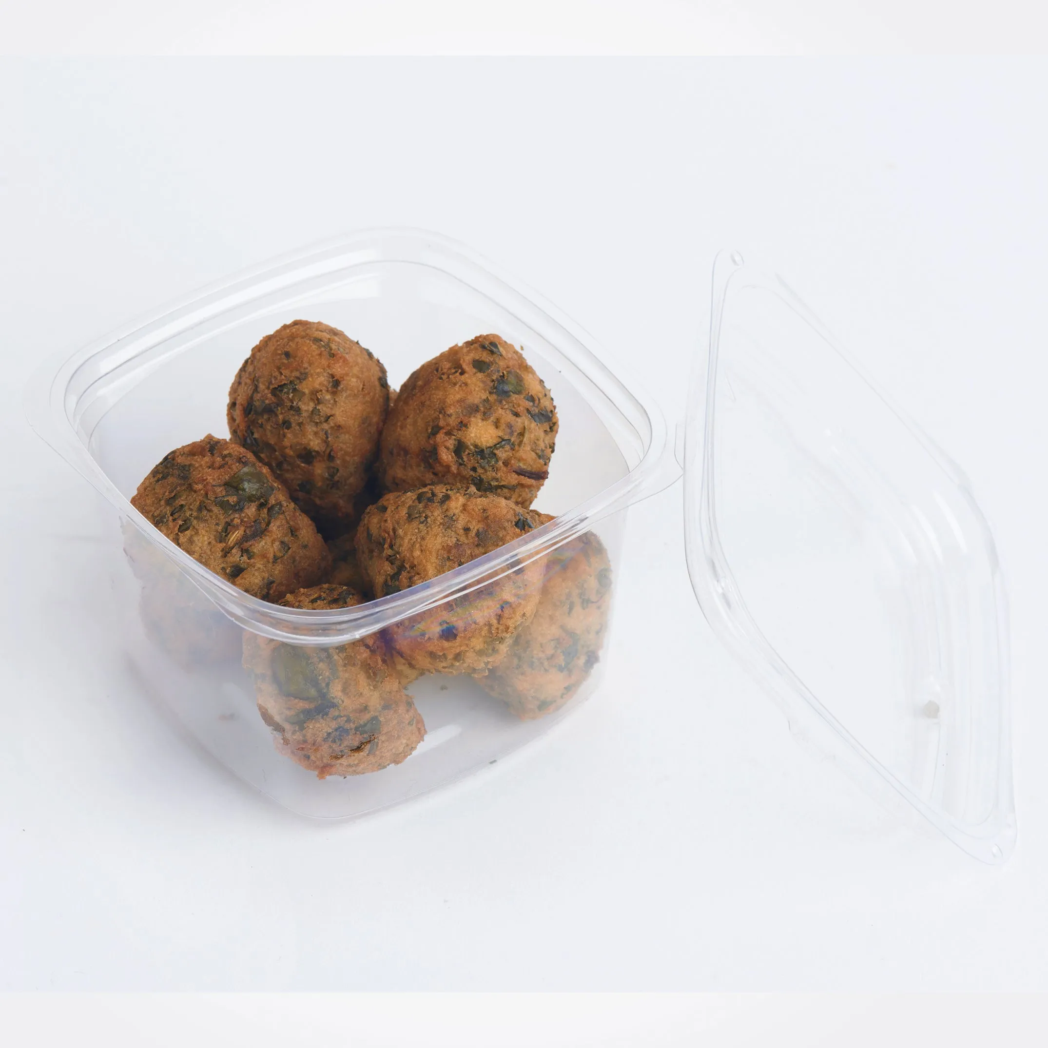 24 oz. Deli Container. Crystal Clear. PLA. 675/Case