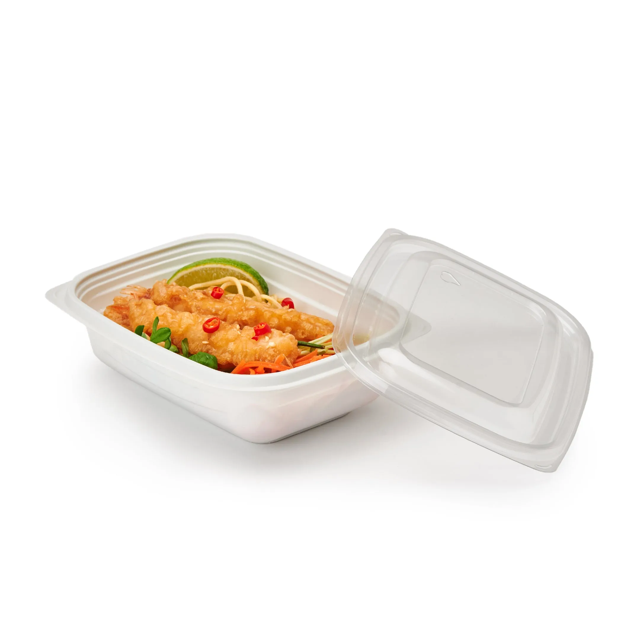 24 oz. GoodToGo Microwavable Container. Stone. CPLA. 450/Case