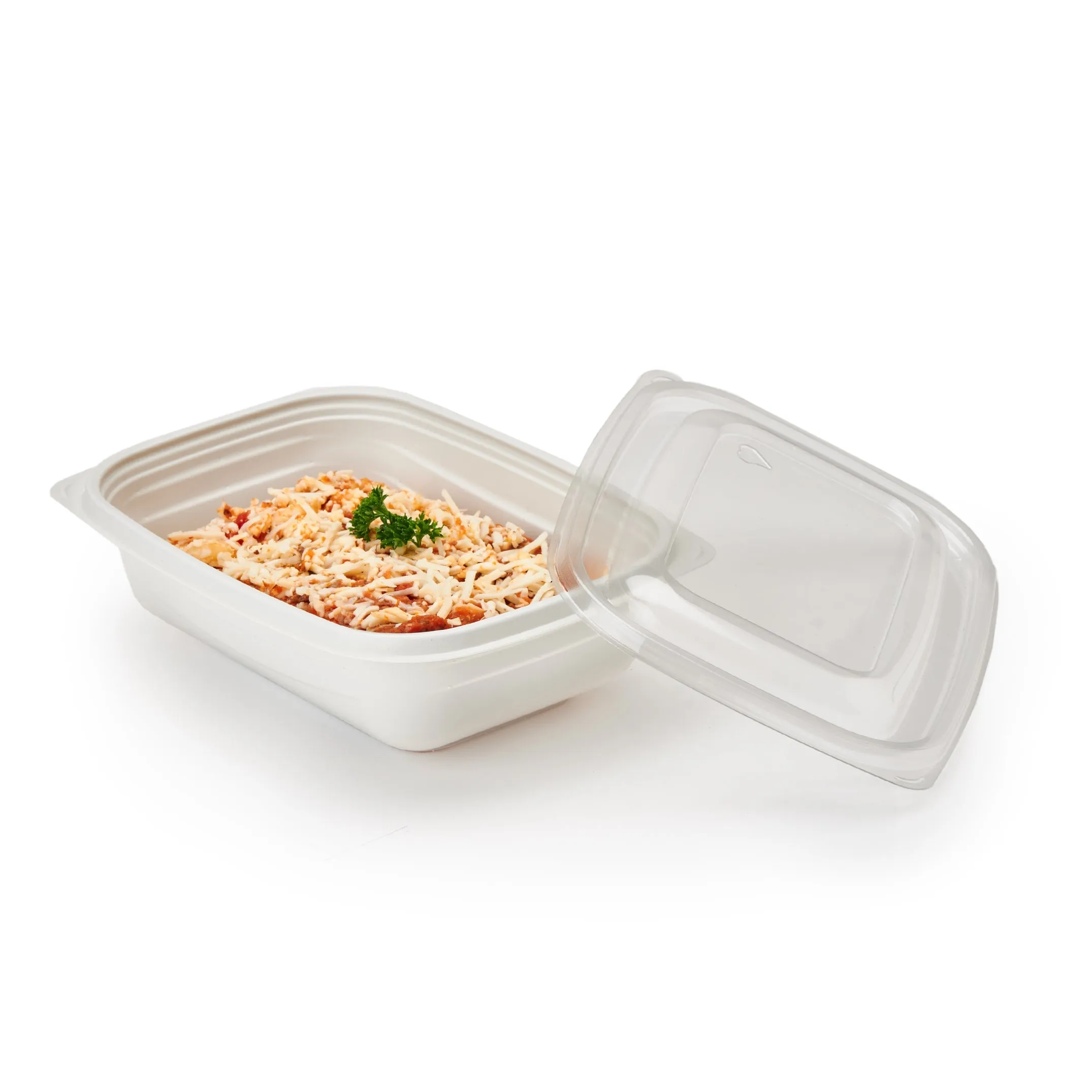 24 oz. GoodToGo Microwavable Container. Stone. CPLA. 450/Case