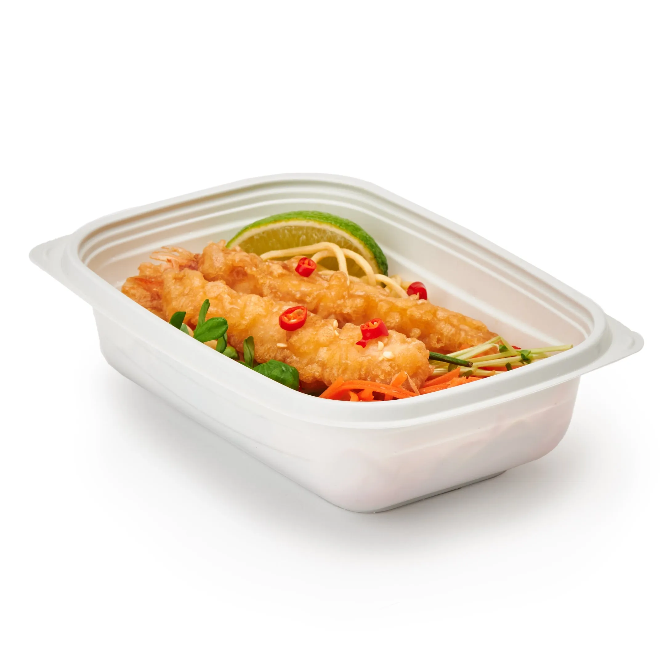 24 oz. GoodToGo Microwavable Container. Stone. CPLA. 450/Case