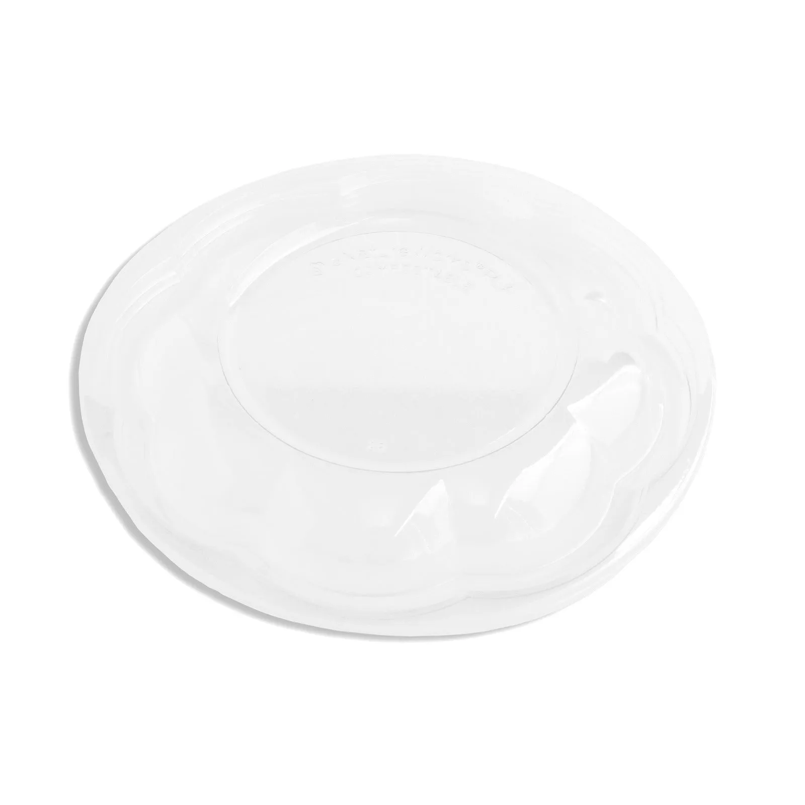 24|32|48-Ounce Clear PLA Salad Bowl Lid. 300-Count Case