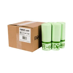 26x36 COMPOSTABLE BIN LINER. 0.85 MIL