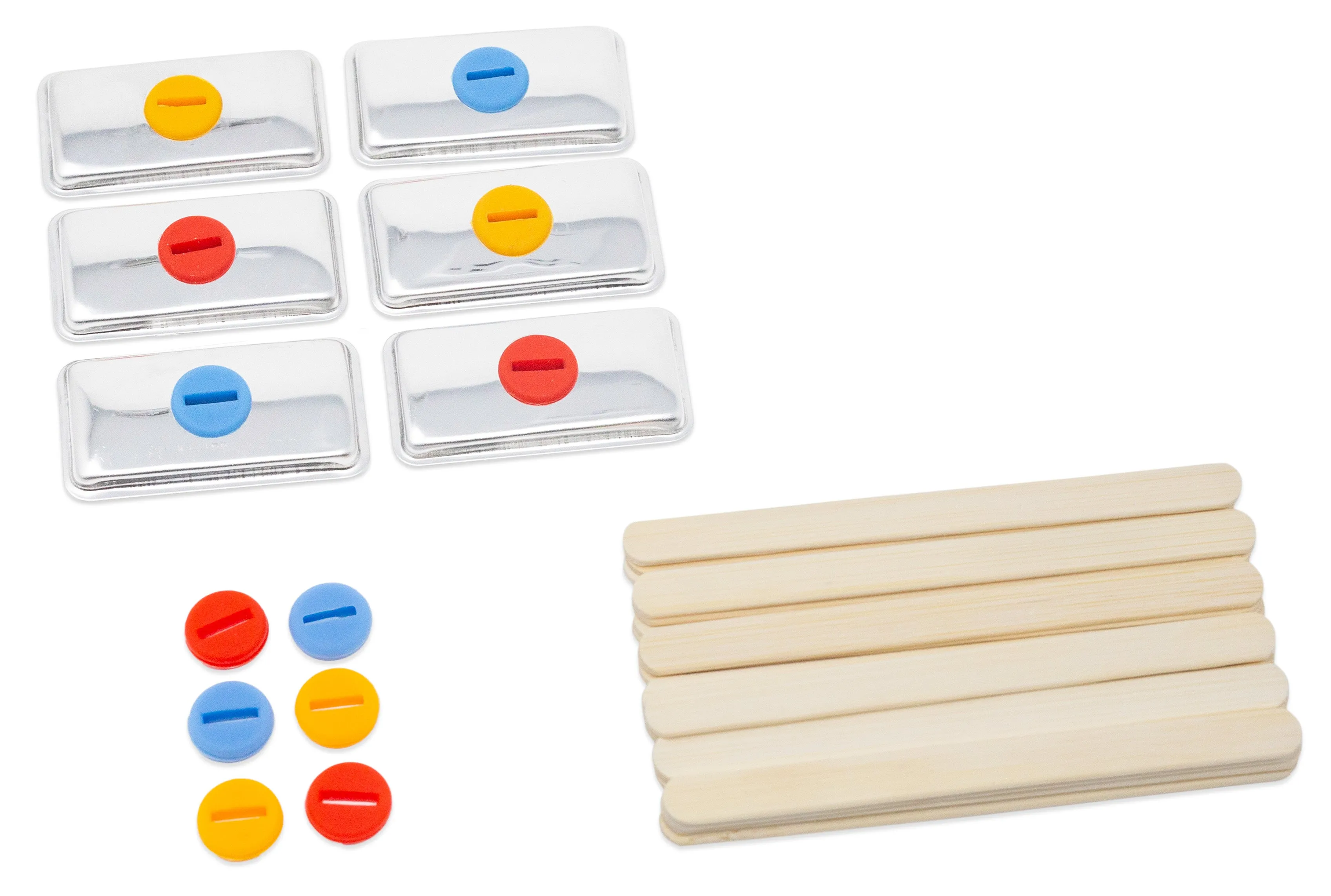 30 Reusable Bamboo Sticks   6 Lids   12 Silicone Seals - for Ecozoi Square Popsicle Molds by ecozoi
