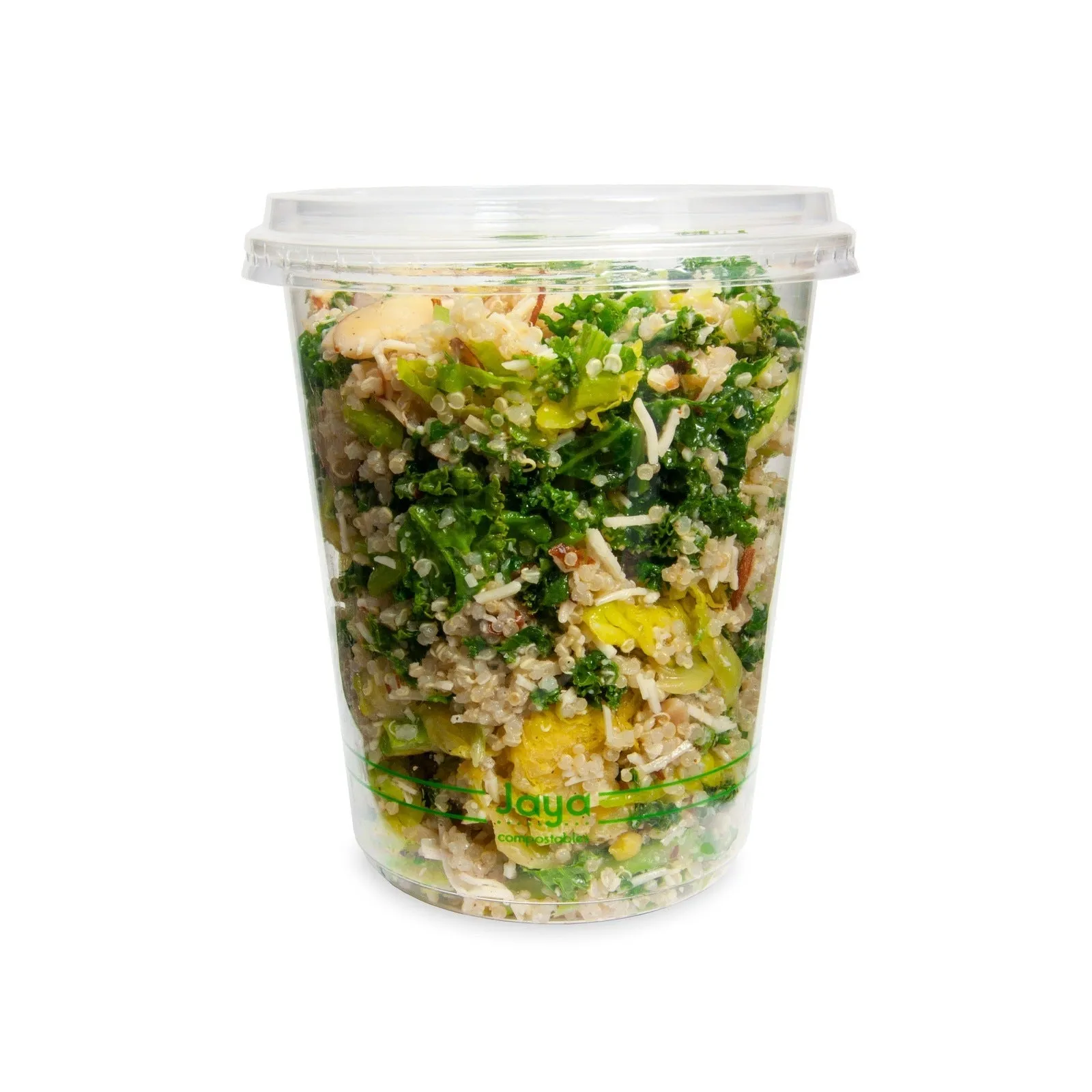 32-Ounce Clear PLA Round Deli Container.300-Count Case