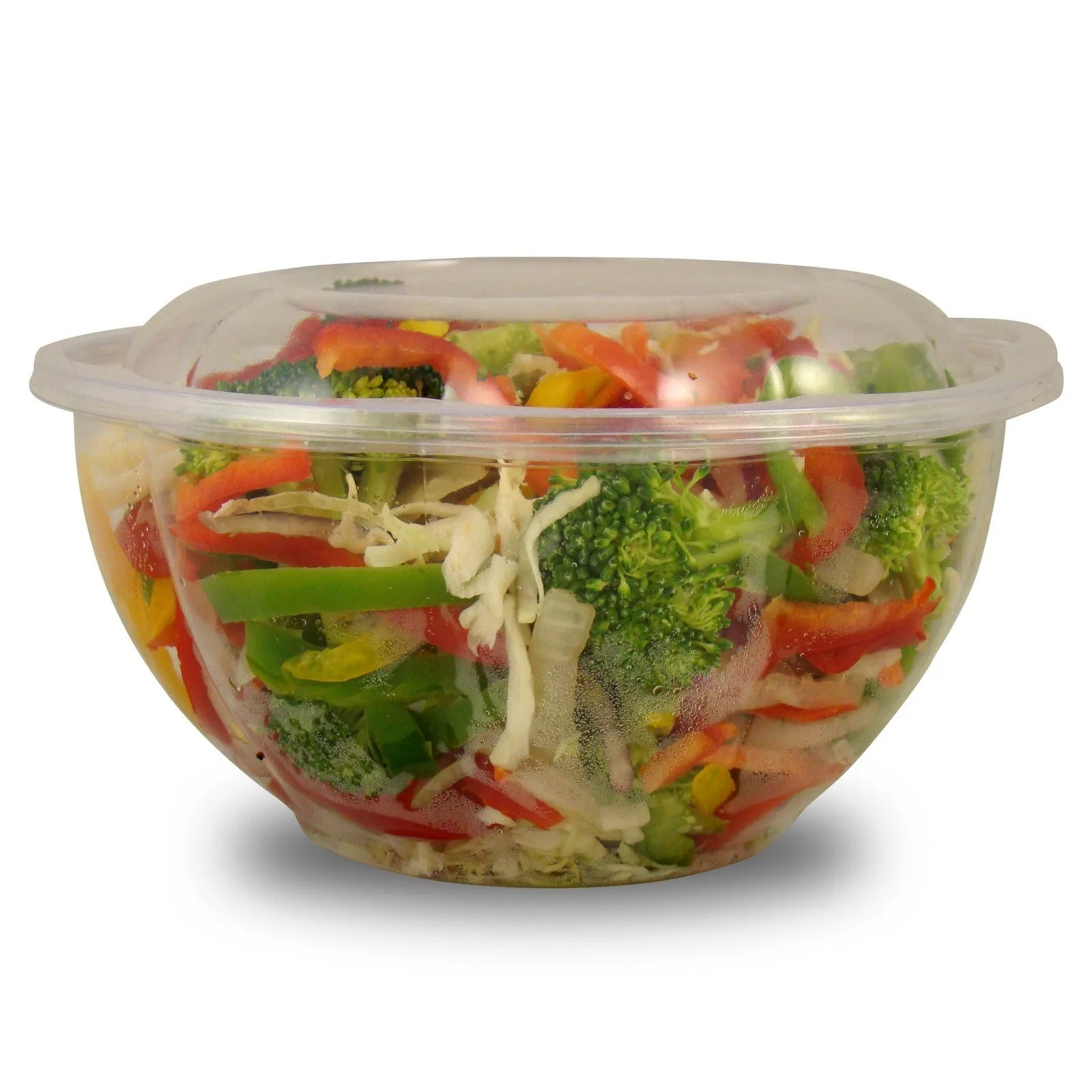 32-Ounce Clear PLA Salad Bowl.300-Count Case