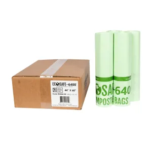 44x60 COMPOSTABLE BIN LINER. 0.85 MIL