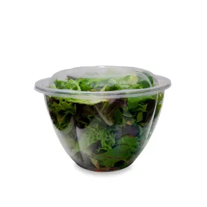 48-Ounce Clear PLA Salad Bowl.300-Count Case