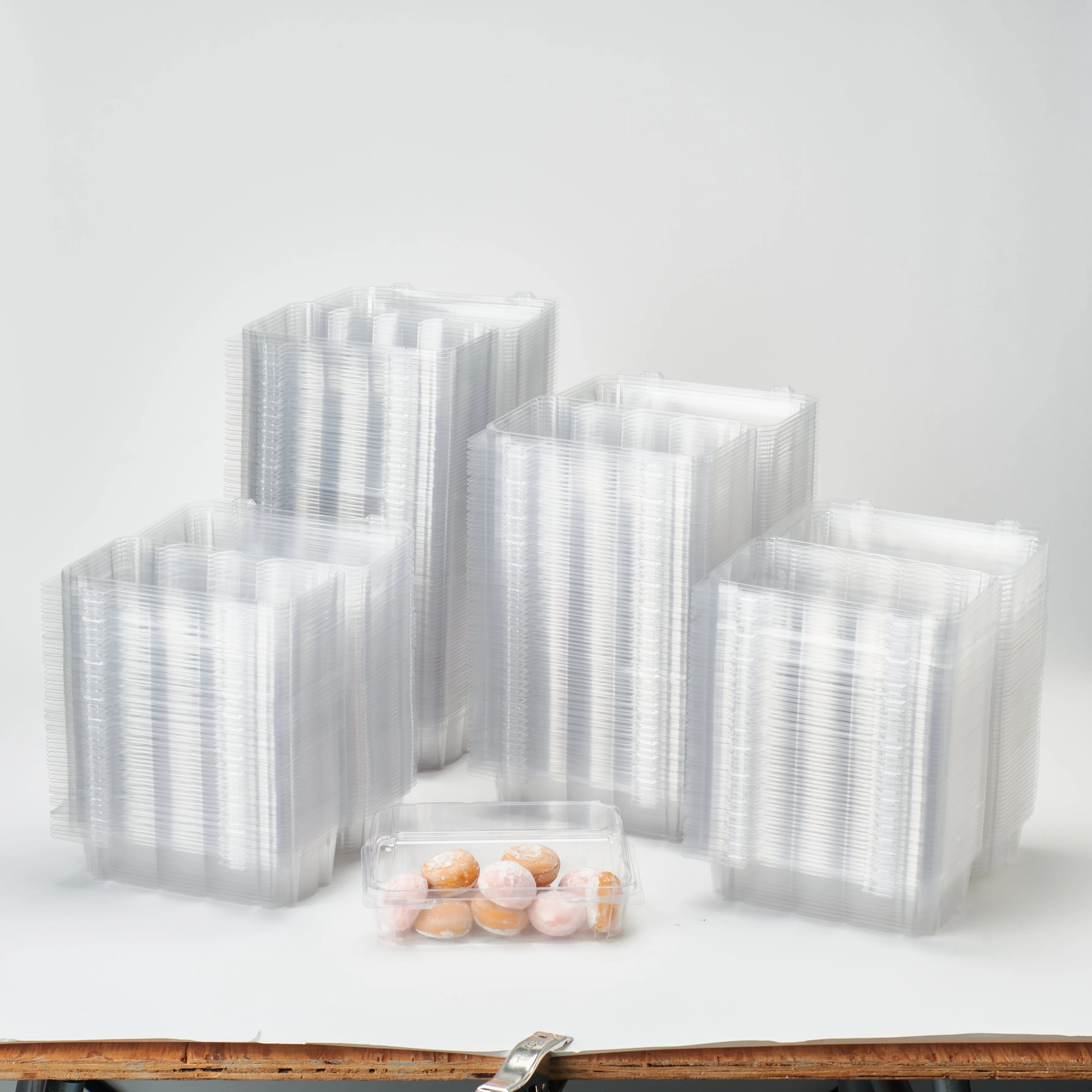 48 oz. Center Seal Multi-purpose Package. Crystal Clear. PLA. 275/Case