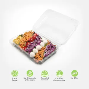 48 oz. Lowrider Center Seal Multi-purpose Package . Crystal Clear. PLA. 184/Case