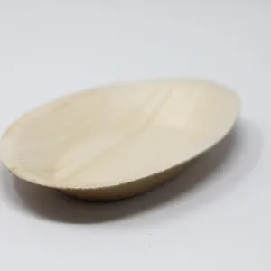 5 x 7 Oval Shape Palm Leaf Plate. 300 Count