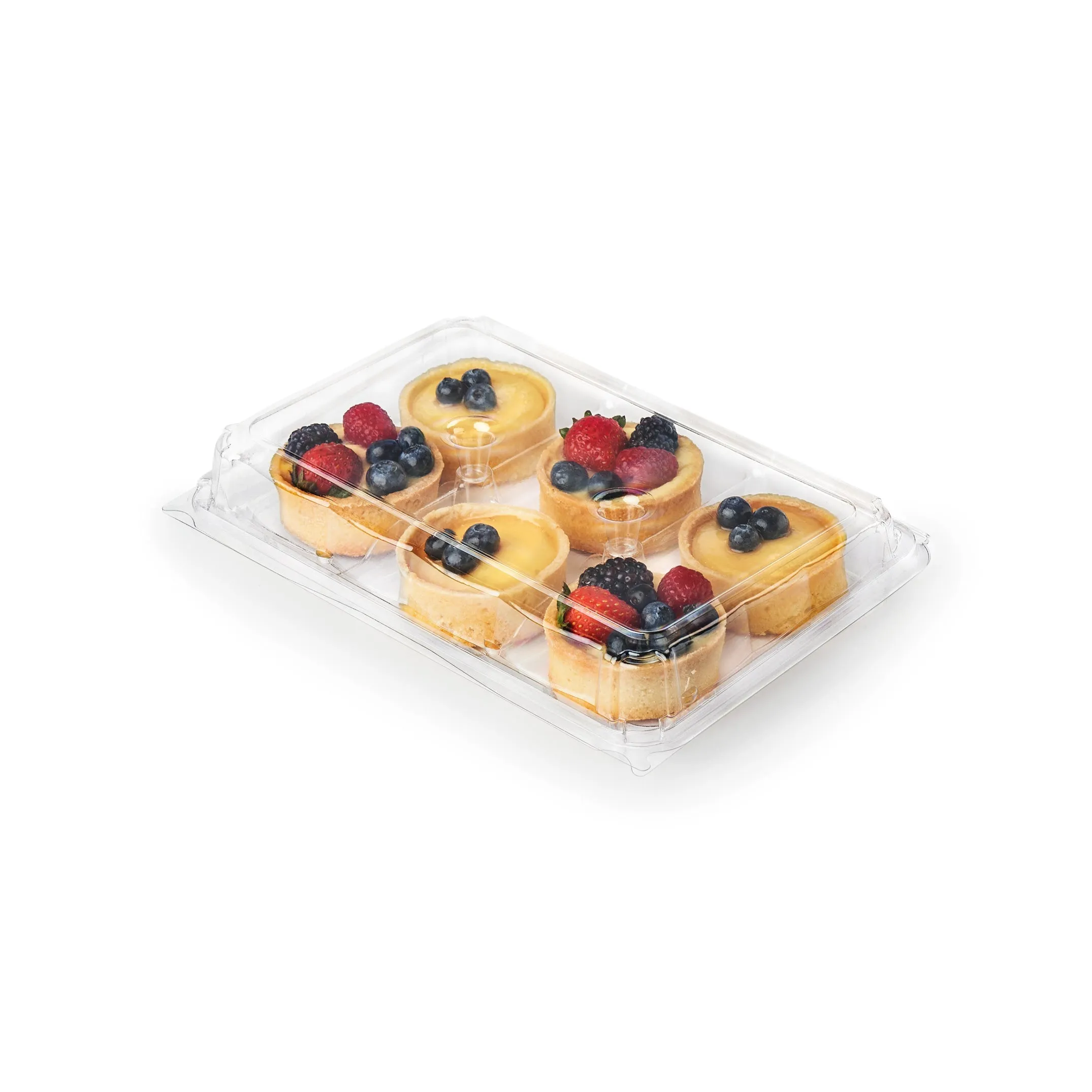 6-pack 3 Donut & Bar Package. Crystal Clear. PLA. 100/Case