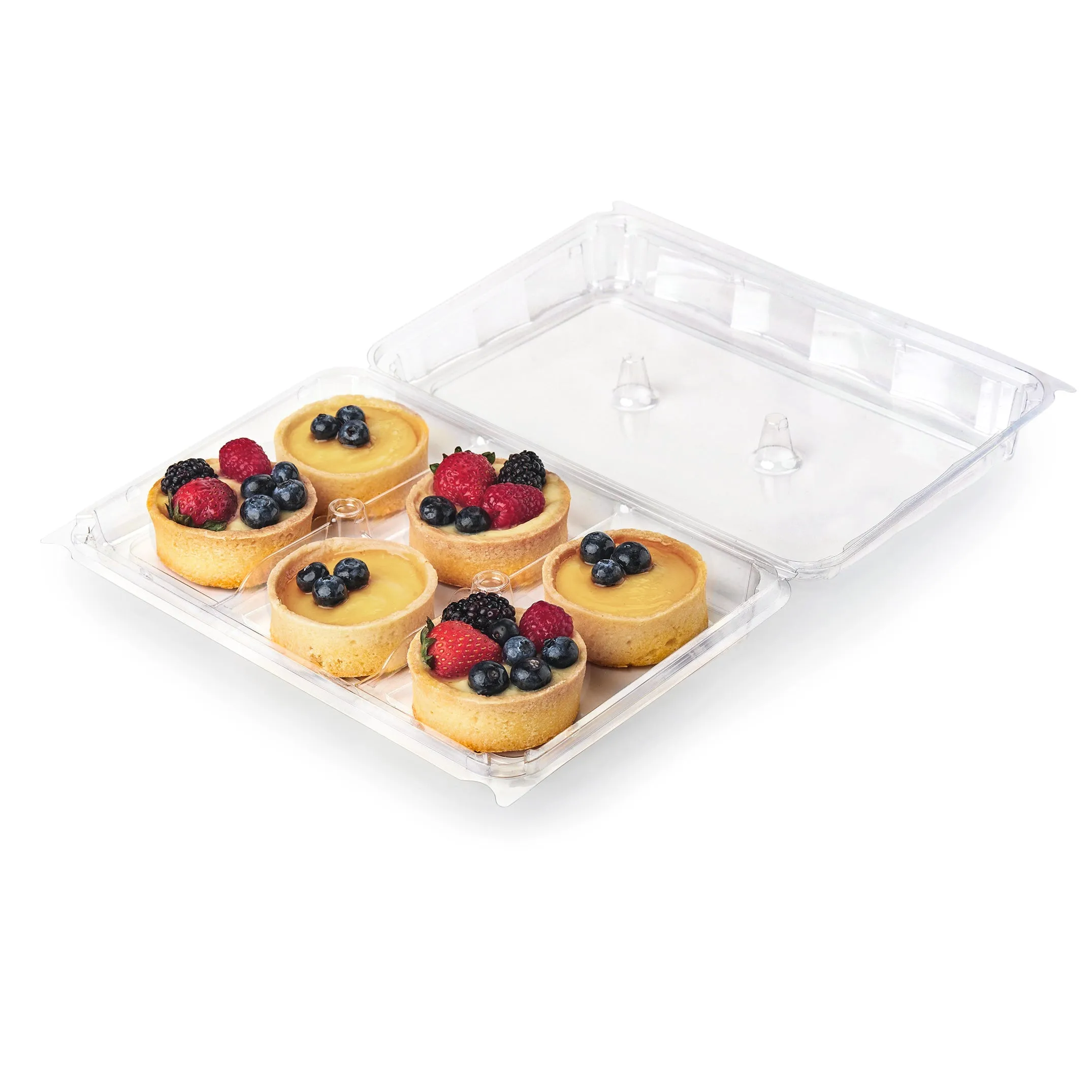 6-pack 3 Donut & Bar Package. Crystal Clear. PLA. 100/Case