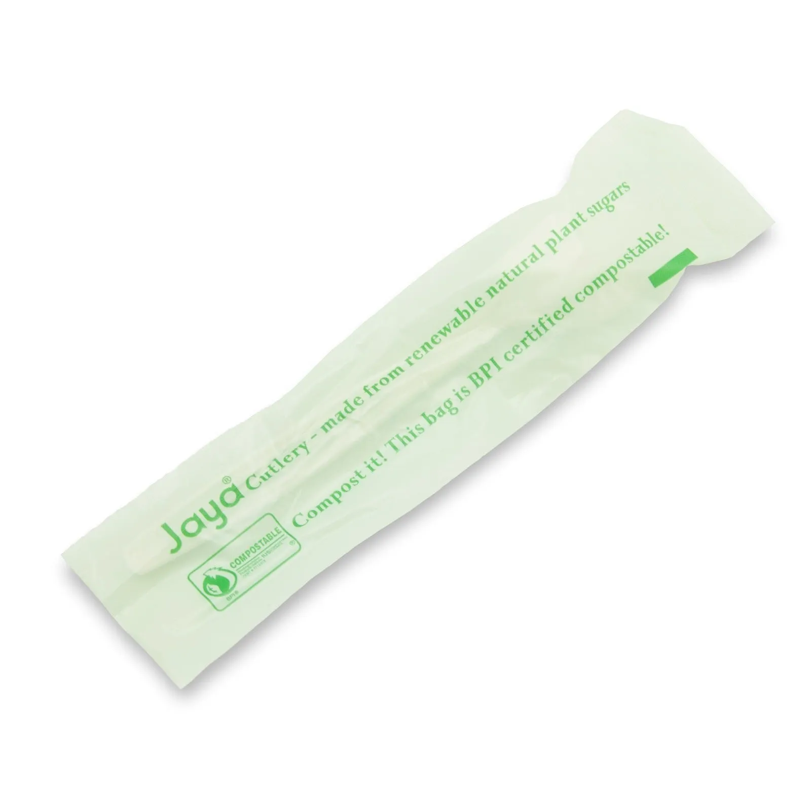 6.5 Heavy Duty Cutlery. Indv. Wrapped Spoon. White. 750-Count Case