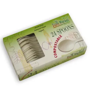 6.5 Spoon. White - Retail Pack - 576 Count