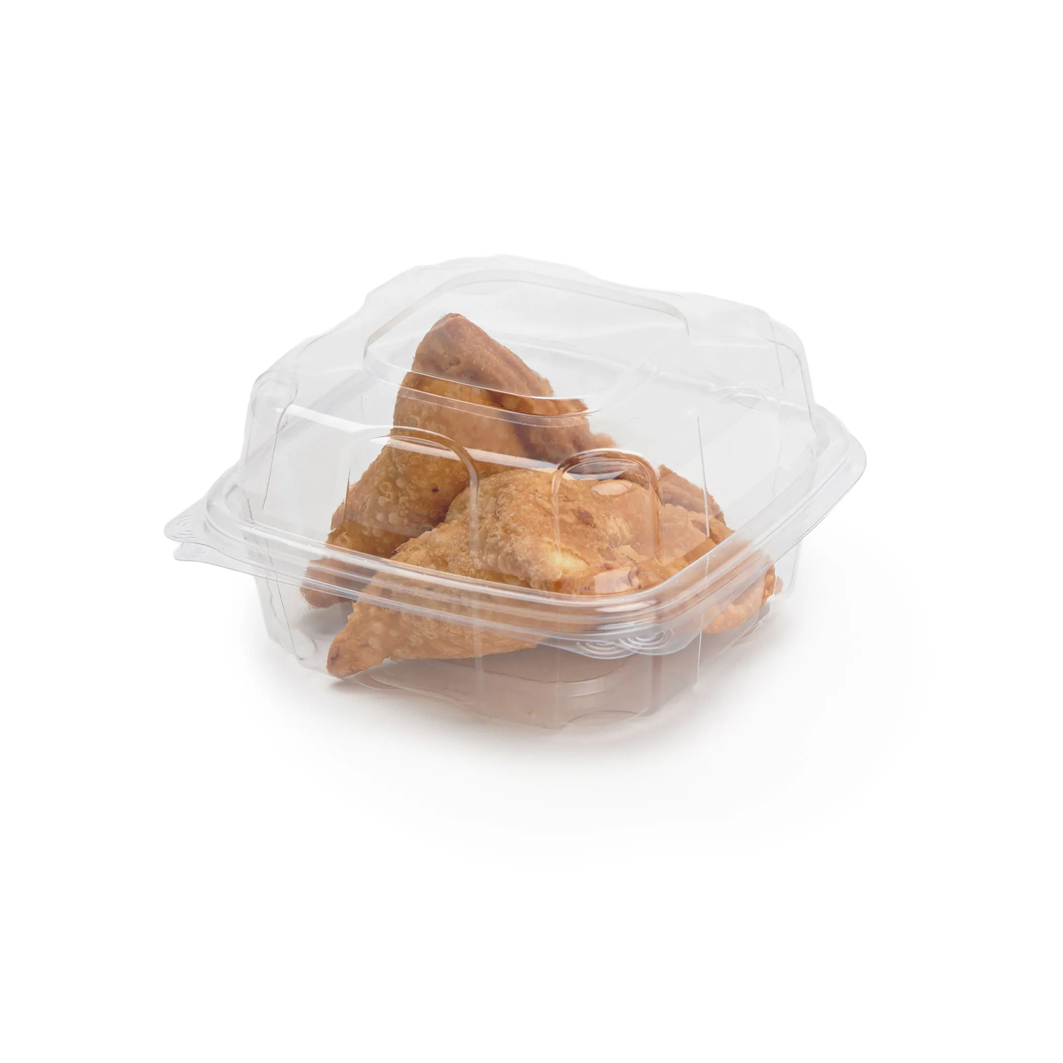 6x6x3 Center Seal Multi-purpose Package. Crystal Clear. PLA. 230/Case