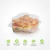 6x6x3 Center Seal Multi-purpose Package. Crystal Clear. PLA. 230/Case