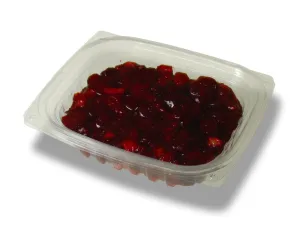 8-Ounce Clear PLA Hinged Rectangular Deli Container.300-Count Case