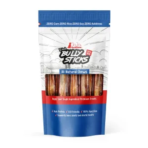 All-Natural Beef Bully Stick Dog Treats - 12 Jumbo (2-Pack) by American Pet Supplies