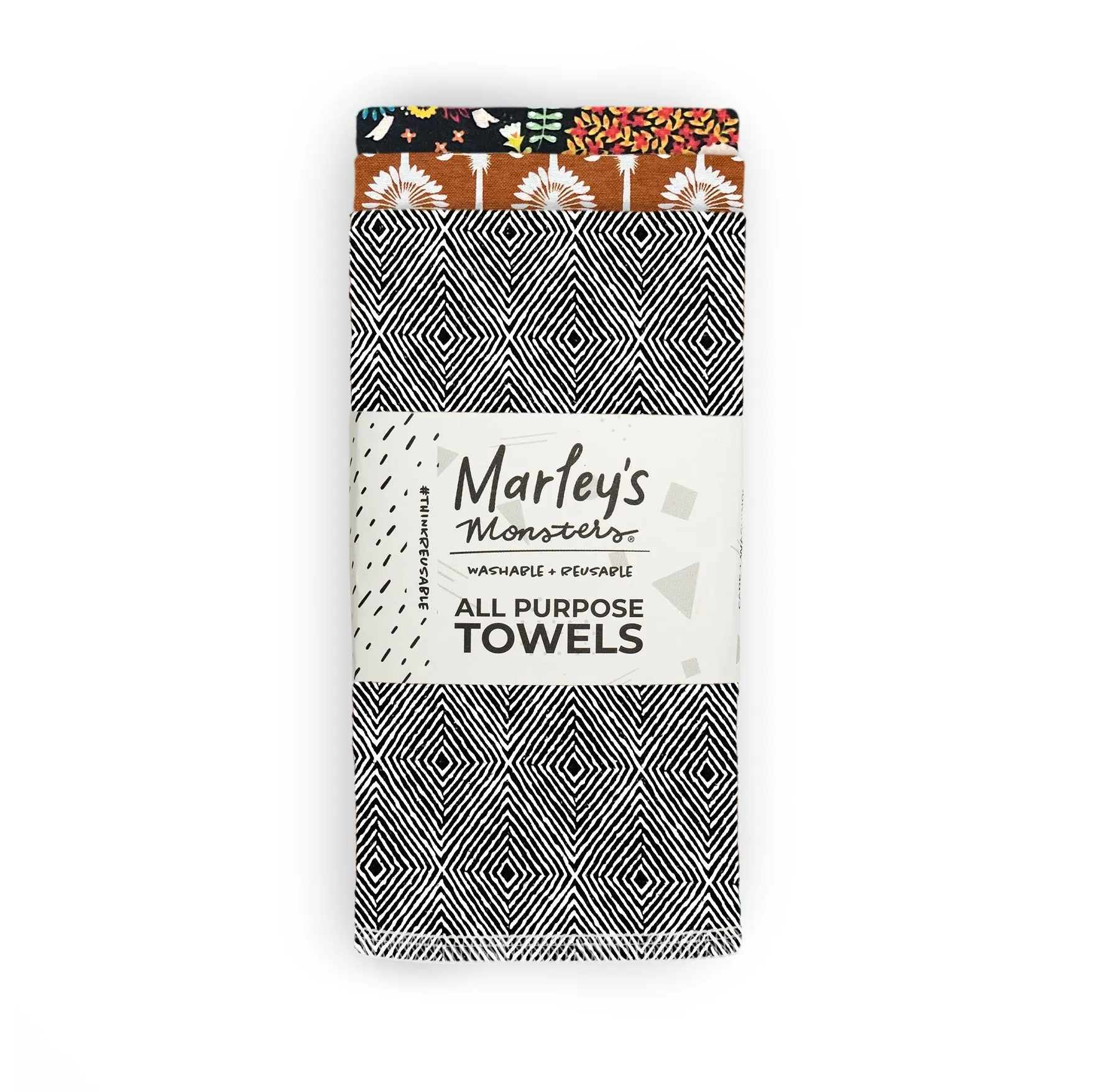 All-Purpose Towels: Mixed Prints 3 Count Pack