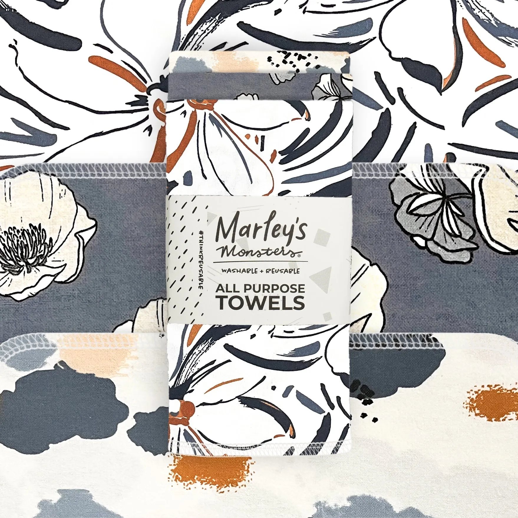 All-Purpose Towels: Mixed Prints 3 Count Pack