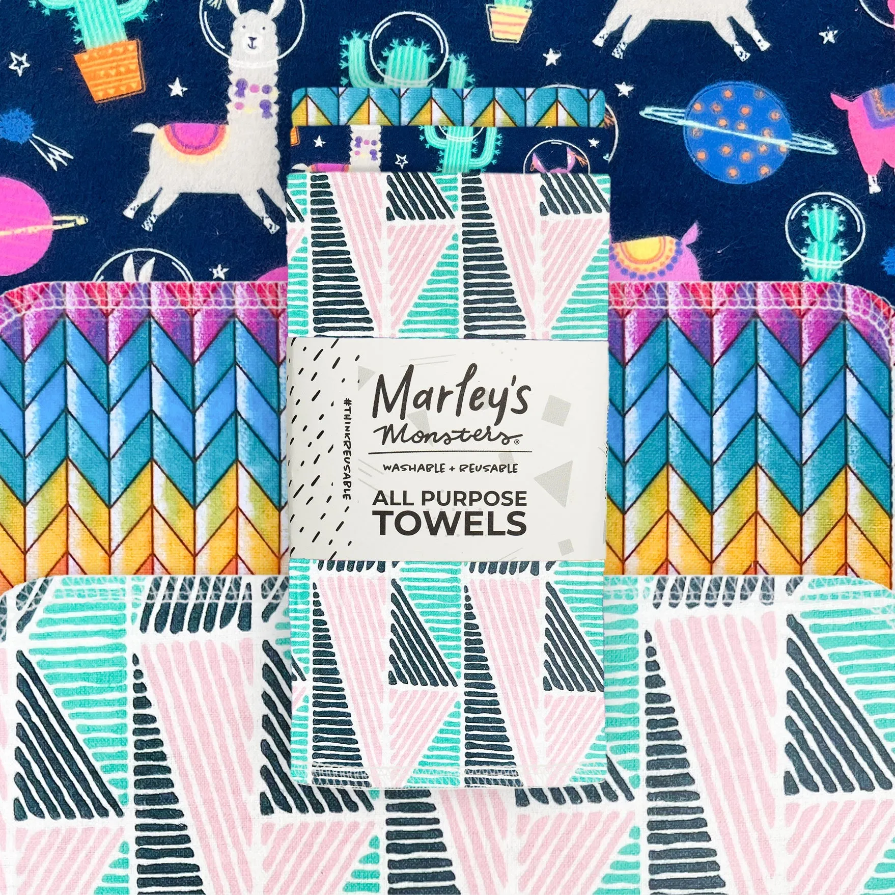 All-Purpose Towels: Mixed Prints 3 Count Pack