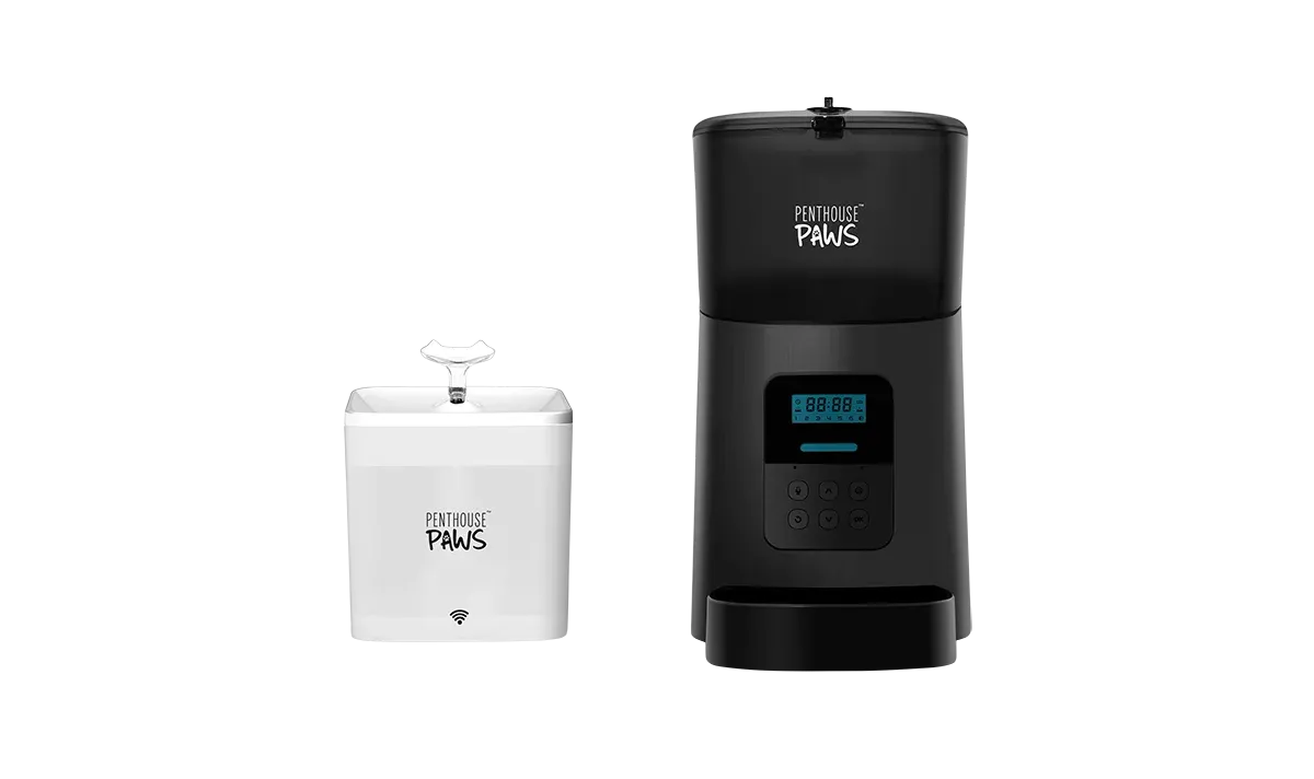 Automatic Cat Feeder & Smart Water Fountain by Shop Automatic Pet Feeder | Penthouse