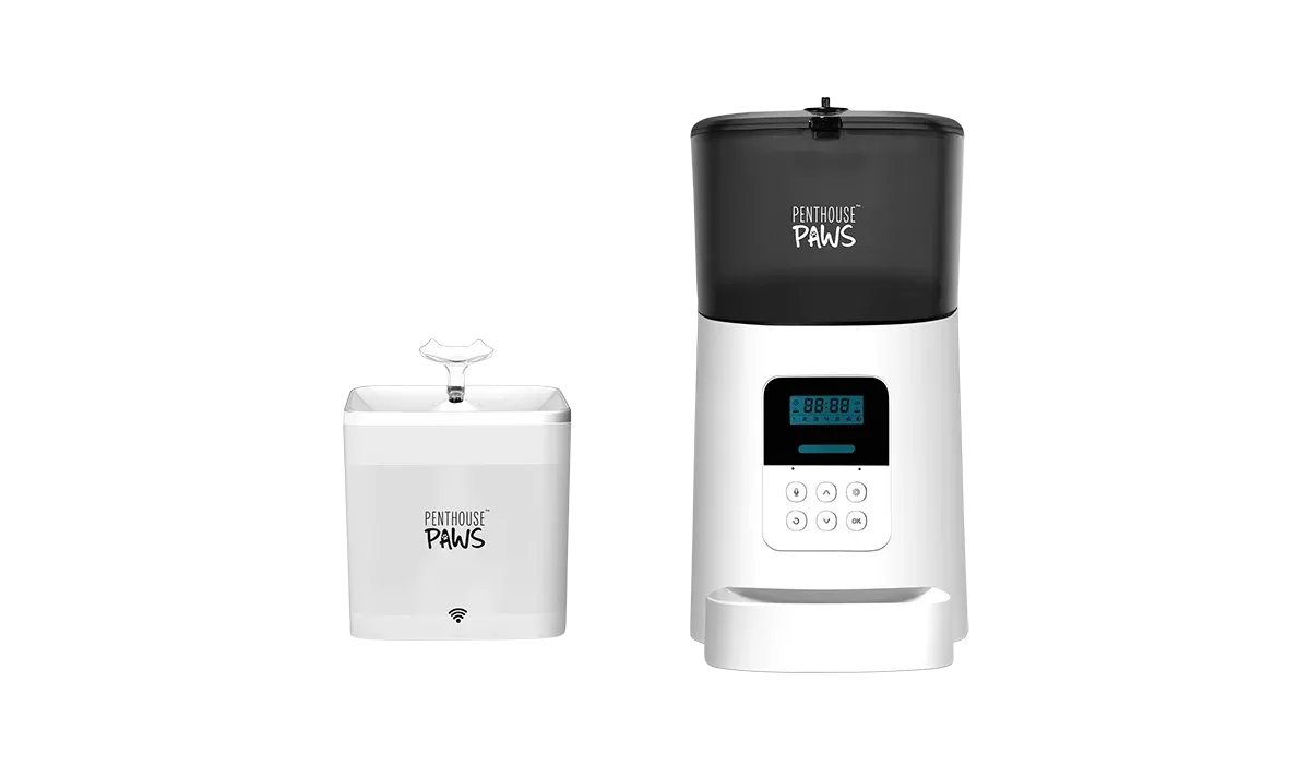 Automatic Cat Feeder & Smart Water Fountain by Shop Automatic Pet Feeder | Penthouse