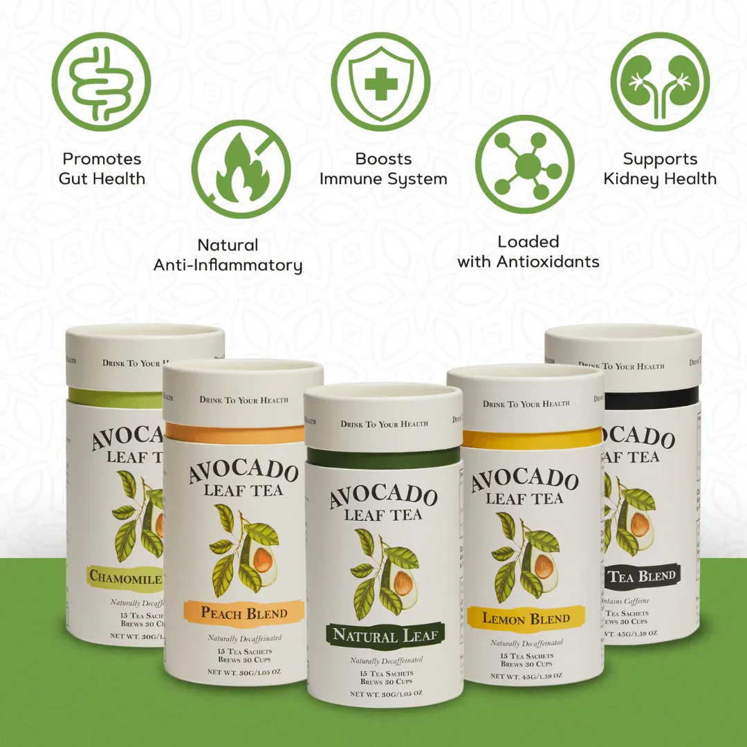 Avocado Tea Party With Five Blends by Avocado Tea Co.