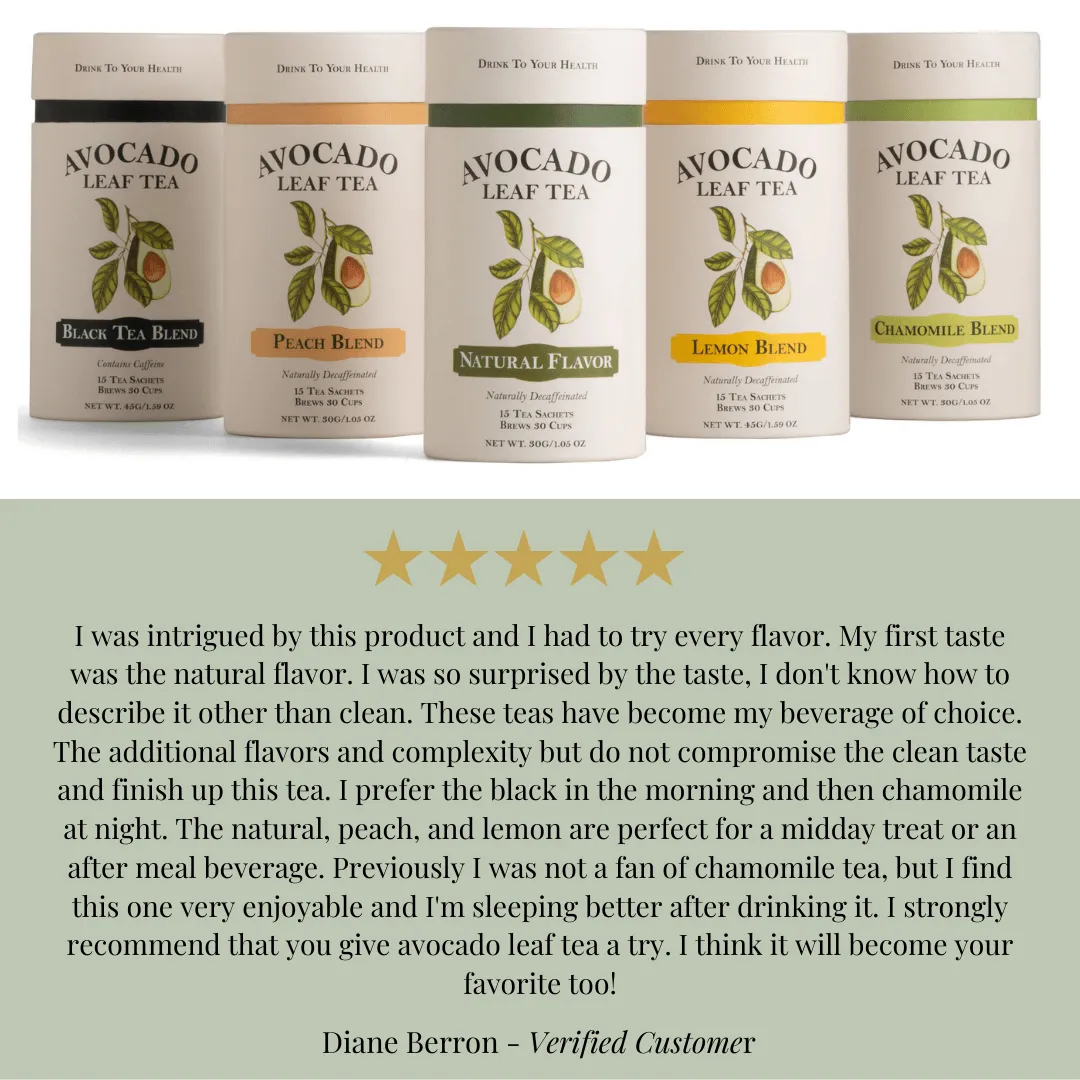 Avocado Tea Party With Five Blends by Avocado Tea Co.