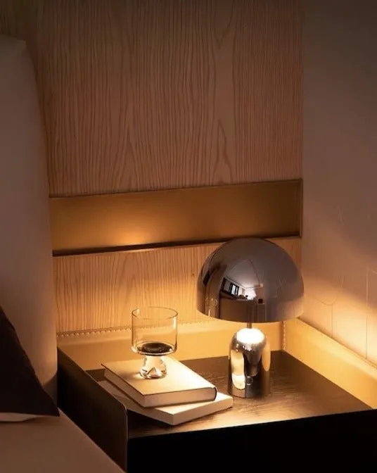 Bell LED Table Lamp. Large Dimmable Modern Bedside Lamp