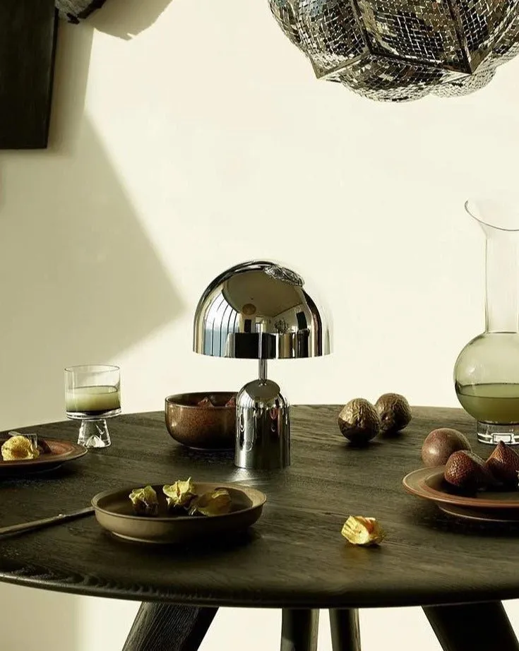 Bell LED Table Lamp. Large Dimmable Modern Bedside Lamp