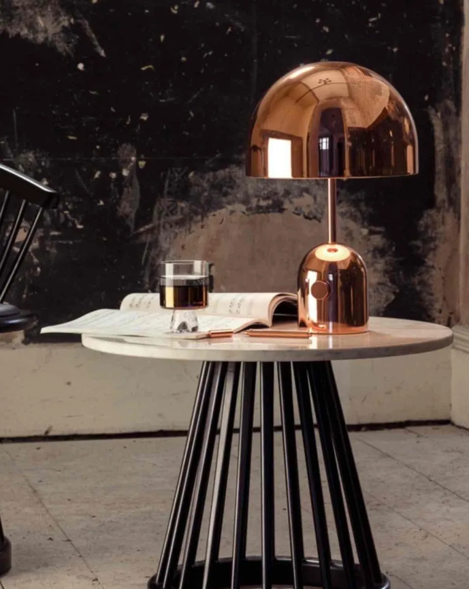 Bell LED Table Lamp. Large Dimmable Modern Bedside Lamp