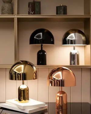 Bell LED Table Lamp. Large Dimmable Modern Bedside Lamp