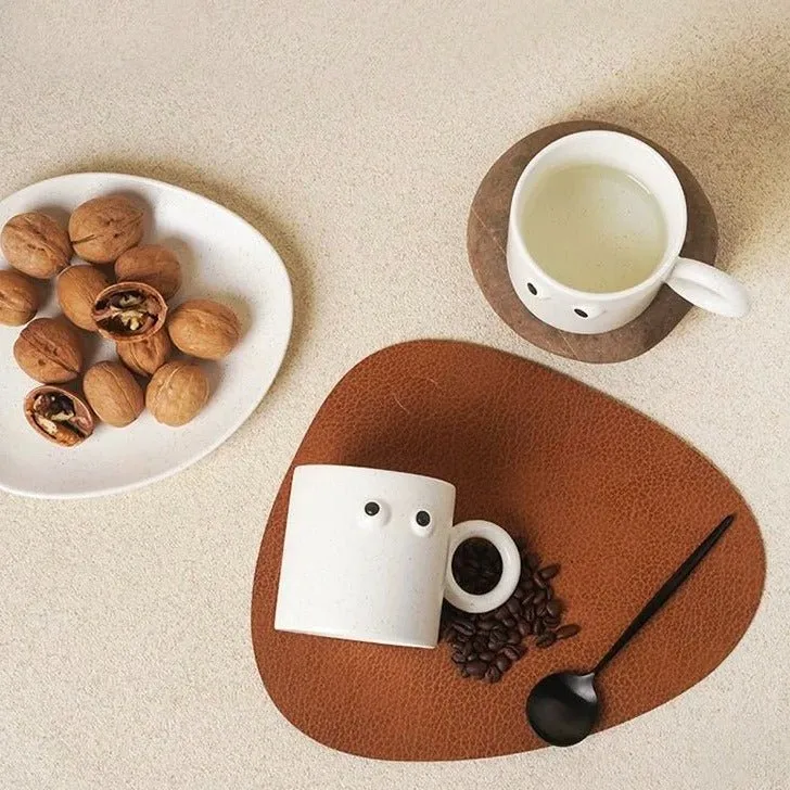 Big Eyes Handmade Ceramic Coffee Mug - Unique. Cute. and Funny